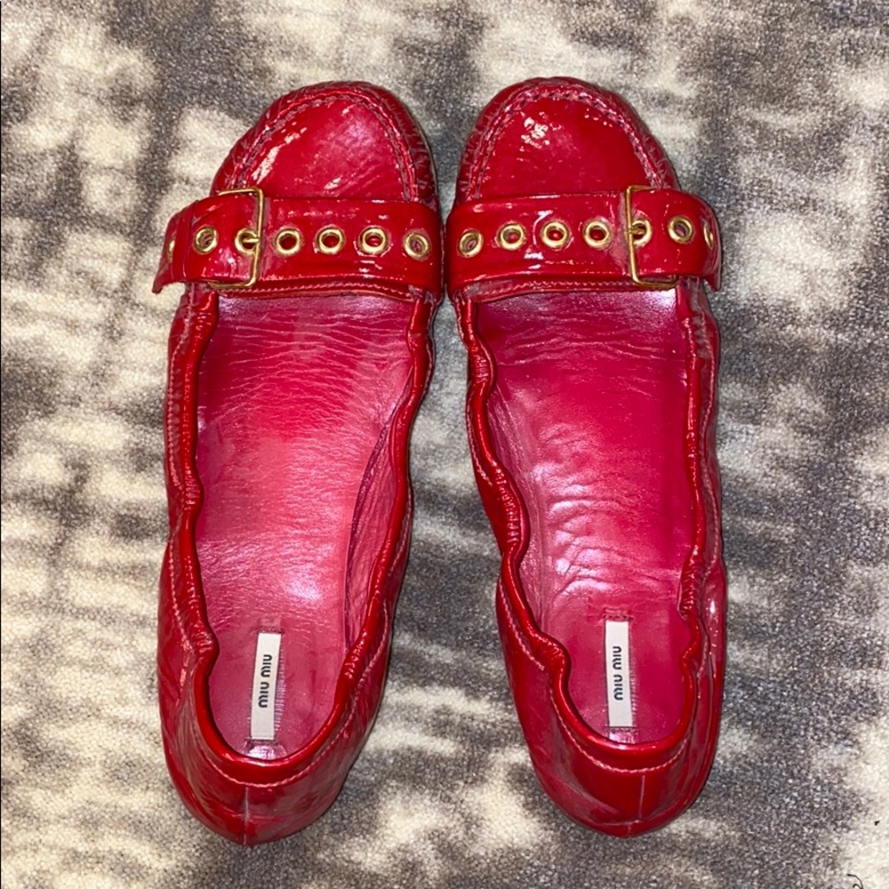 miu miu ballet flats